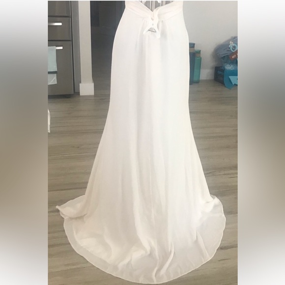 Vera Wang Wedding Dress Size 6 - Picture 3 of 4